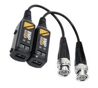 MISUVRSE Il video balun resistente alle interferenze trasmette AHDs, CVI, TVI, CVBS tramite cavo Cat5 per immobili commerciali e installazioni di sicurezza domestica. Trasmettitore passivo a coppia