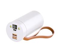 MISUVRSE PD22.5W Power Battery Frame Custodia ABS Build offre una sostituzione semplice per i proprietari di dispositivi digitali viaggiatori custodia cilindrica