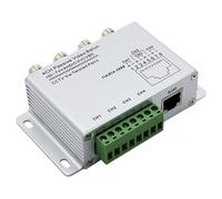 MISUVRSE Ricetrasmettitore video balun passivo a 4 canali UTP BNC a RJ45 UTP Convertitori cavo per sorveglianza CCTV Sistemi di telecamere AHD CVI Compatibile