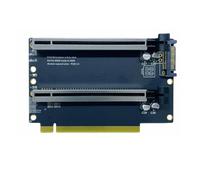 MISUVRSE Scheda adattatore di espansione PCIe3.0 X16 a PCIE X8X8. Espandi le funzioni del computer PCIe