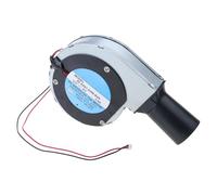 MISUVRSE Ventilatore per barbecue da esterno PWM 11028 12 V 2 A 5000R aria con tubo d'aria da 35 mm per griglie verdi a carbone - cottura iniziale