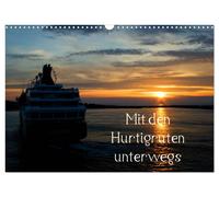 Mit den Hurtigruten unterwegs (Wandkalender 2027 DIN A3 quer), CALVENDO Monatska