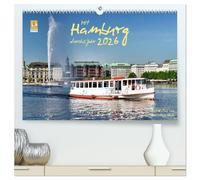 Mit Hamburg durchs Jahr 2026 (hochwertiger Premium Wandkalender 2026 DIN A2 quer), Kunstdruck in Hochglanz: Wunderschöne Ansichten der Stadt Hamburg