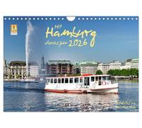 Mit Hamburg durchs Jahr 2026 (Wandkalender 2026 DIN A4 quer), CALVENDO Monatskalender: Wunderschöne Ansichten der Stadt Hamburg