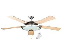 Ventilatore a soffitto da parete telecomando luce lampada Dcg VECRD50TL - Rotex