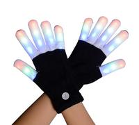 Mitaines Sensorielles Avec Éclairage LED - gantsLumineux Clignotants, Accessoires Festifs Multicolores, gantsAnimation Soirée | gantsLED Éclatants Idéal Carnaval Festival Musical Halloween Noël Ann