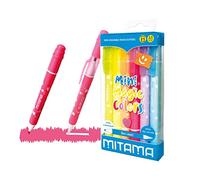 Mitama - 6 Mini Magic Colors Evidenziatori Cancellabili in Pet Box, Colori Assortiti