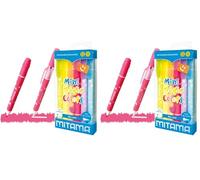 Mitama - 6 Mini Magic Colors Evidenziatori Cancellabili in Pet Box, Colori Assortiti (Confezione da 2)