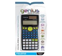 MITAMA 61396- CALCOLATRICE SCIENTIFICA 7,8X15,5 cm DUAL POWER, display su 2 linee GENIUS colori assortiti