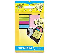 MITAMA 61710- DISPENSER FOGLIETTI ADESIVI 6 blocchetti misure assortite + segnapagina STICK IT
