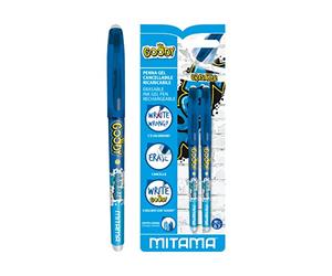 MITAMA 62800- PENNA CANCELLABILE GEL BLU SCACCIA ERRORI conf. 2 pz