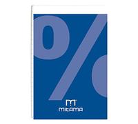 MITAMA 63026- BLOCCO NOTES con PUNTO METALLICO 8X12 cm, 60 FG, 5mm conf. 20 pz