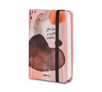 Mitama Agenda Bigiornaliera, Warm Shade, Planning Mensile,12 mesi - da Gennaio a Dicembre 2025-158 pagine calendario + 50 pagine contenuti extra - 8 x 11 cm- Copertina Rigida