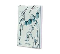 Mitama Agenda Settimanale Grafica Foglie, Planning Mensile, 18 mesi da Settembre 2024 a Febbraio 2026-158 pagine + 50 pagine contenuti extra - 15 x 21 cm - Copertina Flessibile