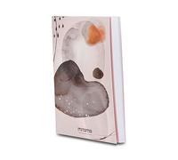 Mitama Agenda Settimanale Grafica Warm Shade, Planning Mensile, 18 mesi da Settembre 2024 a Febbraio 2026-158 pagine + 50 pagine contenuti extra - 15 x 21 cm - Copertina Flessibile