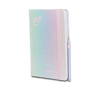 Mitama Agenda Settimanale Iridiscent - Lilla, Planning Mensile, 18 mesi da Settembre 2024 a Febbraio 2026-158 pagine + 50 pagine contenuti extra - 15 x 21 cm - Copertina Rigida