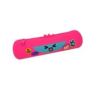 Mitama Astuccio Mitamini Animals, Chiusura con Zip, In Silicone, Rosa, Bambini e Ragazzi, Scuola e Tempo Libero