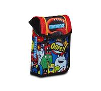 Mitama Astuccio Scuola 1 Zip - UPSIDE CREATURES, Multicolore - Contenuto 43 pz - Completo di Matite, Pennarelli etc..- Portapenne Scuola Elementare Bambini