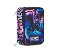 Mitama Astuccio Scuola 3 Scomparti, SHINYCREW, Contenuto 47 pz, Completo di Matite, Pennarelli, Portapenne Scuola Elementare Bambina