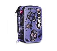 Mitama Astuccio Scuola 3 Scomparti - SUPER TRIPLO FANCY MEX MITAMA, Nero - Conte