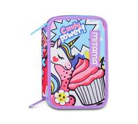 Mitama Astuccio Scuola 3 Scomparti, TRIPLO DAISYPOP, Contenuto 47 pz, Completo