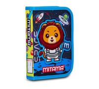 Mitama Astuccio Spinny Asilo, Double Face con Doppia Grafica, Contenente Pastelli, Pennarelli, Forbice etc..,Multicolore, Bambino, Scuola e Tempo Libero