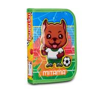 Mitama Astuccio Spinny Asilo, Double Face con Doppia Grafica, Contenente Pastelli, Pennarelli, Forbice etc..,Multicolore, Bambino, Scuola e Tempo Libero