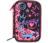 Mitama Astuccio Triplo Rock N Love 47 Pezzi con Spinny Pen e Colori
