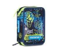 Mitama Astuccio Triplo UrbanEvo c/Spinny pen, Accessori Scuola Elementare, 47 pezzi, Portapenne con colori, 3 Scomparti, Bambini e bambine, multicolore