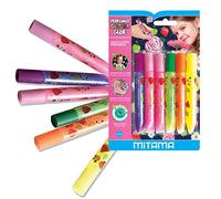Mitama - Colla Glitter PERFUMED 6 Colori Assortiti Colle con Profumo di Frutta E Fiori