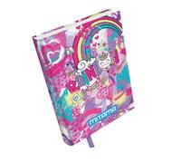 Mitama Diario Scuola Bambina 10 Mesi, 15x20 cm, Rosa, Arcobaleno, Stickers