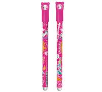 Mitama Penna Cancellabile Spinny Fantasy con Tappo Orsetto Rotante, Fucsia, Penna Scuola e Tempo Libero, Bambino e Bambina