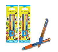 Mitama Penne 4 Colori, Set da 4 Penne Multicolore