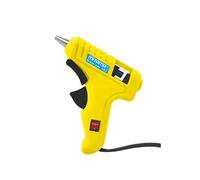 Mitama Pistola per colla a caldo scuola, artigianato, arte - Gialla, Potenza 20 W + 2 colle stick incluse