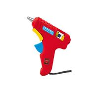 Mitama Pistola per colla a caldo scuola, artigianato, arte - Rossa, Potenza 20 W + 2 colle stick incluse