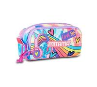 Mitama Portapenne 2 zip scuola, porta penne, bambina, TIE MUSIC, 064533-000