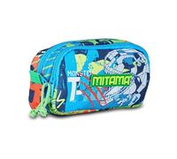 Mitama Portapenne 2 zip scuola, porta penne, bambino, FLUO REX