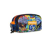 MITAMA Portapenne scuola 2 zip, Multicolore, SKATE DREAM, da Riempire Con Penne, Matite e Colori, Accessori Zaino, Scuola, Bambino