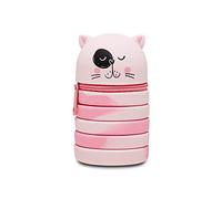 Mitama Portapenne Scuola Allungabile - Astuccio Multicolore Animale - Personalizzabile, Apertura con Zip, Salva Spazio