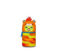 Mitama Portapenne Scuola Allungabile Bambini - Astuccio Multicolore Tiger - Apertura con Zip, Salva Spazio