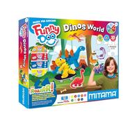 Mitama Scatola Gioco Dinos World, Pasta da modellare, 33 pezzi, dai 3 anni in su, Gioco e Tempo Libero, Bambini