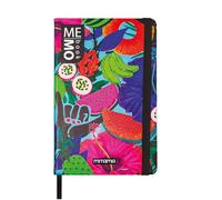 MITAMA Taccuino Large - Grafica BRAZIL - MEMO BOOK - NOTEBOOK - Copertina Soft Touch - Tasca interna + Matita Inclusa - Fogli a Quadretti 5 mm - 13 x 21 cm