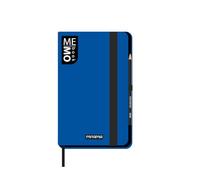 Mitama Taccuino Pocket BLU - MEMO BOOK - NOTEBOOK - Copertina Soft Touch - Tasca interna + Matita Inclusa - Fogli a Righe - 9 x 14 cm