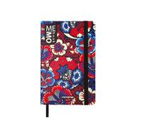 Mitama Taccuino Pocket Grafica FLOWERS - MEMO BOOK - NOTEBOOK - Copertina Soft Touch - Tasca interna + Matita Inclusa - Fogli a Righe - 9 x 14 cm