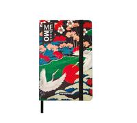 Mitama Taccuino Pocket Grafica JAPANESE - MEMO BOOK - NOTEBOOK - Copertina Soft Touch - Tasca interna + Matita Inclusa - Fogli a Quadretti 5 mm - 9 x 14 cm