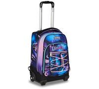 Mitama Trolley DR Scuola SHINYCREW, 34 Lt, Viola, Uso zaino, Tasca con organizer, Bambina, Scuola elementare e media, Viaggi e tempo libero