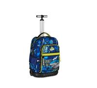 Mitama Trolley Run Extra CYBERSHARK, 33 Lt, Doppio Scomparto, Blu, Tasche multi funzione, bambino, Scuola elementare e media, Tempo libero e viaggi