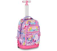 Mitama Trolley Run Extra FAIRYUNICORN, 33 Lt, Doppio Scomparto, Viola, Tasche multi funzione, bambina, Scuola elementare e media, Tempo libero e viaggi