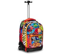 Mitama Trolley Run Scuola Urban Game,Doppio Scomparto, Multicolore, Scuola Elementare e Tempo Libero, Bambino Ragazzo