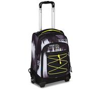 Mitama Trolley Scuola Dr.Trolley #BDBF GLITCH, Nero, Zaino Doppio Scomparto, Spallacci a Scomparsa, Trolley Scuola Media e Superiore, Bagaglio a Mano, Ragazzo